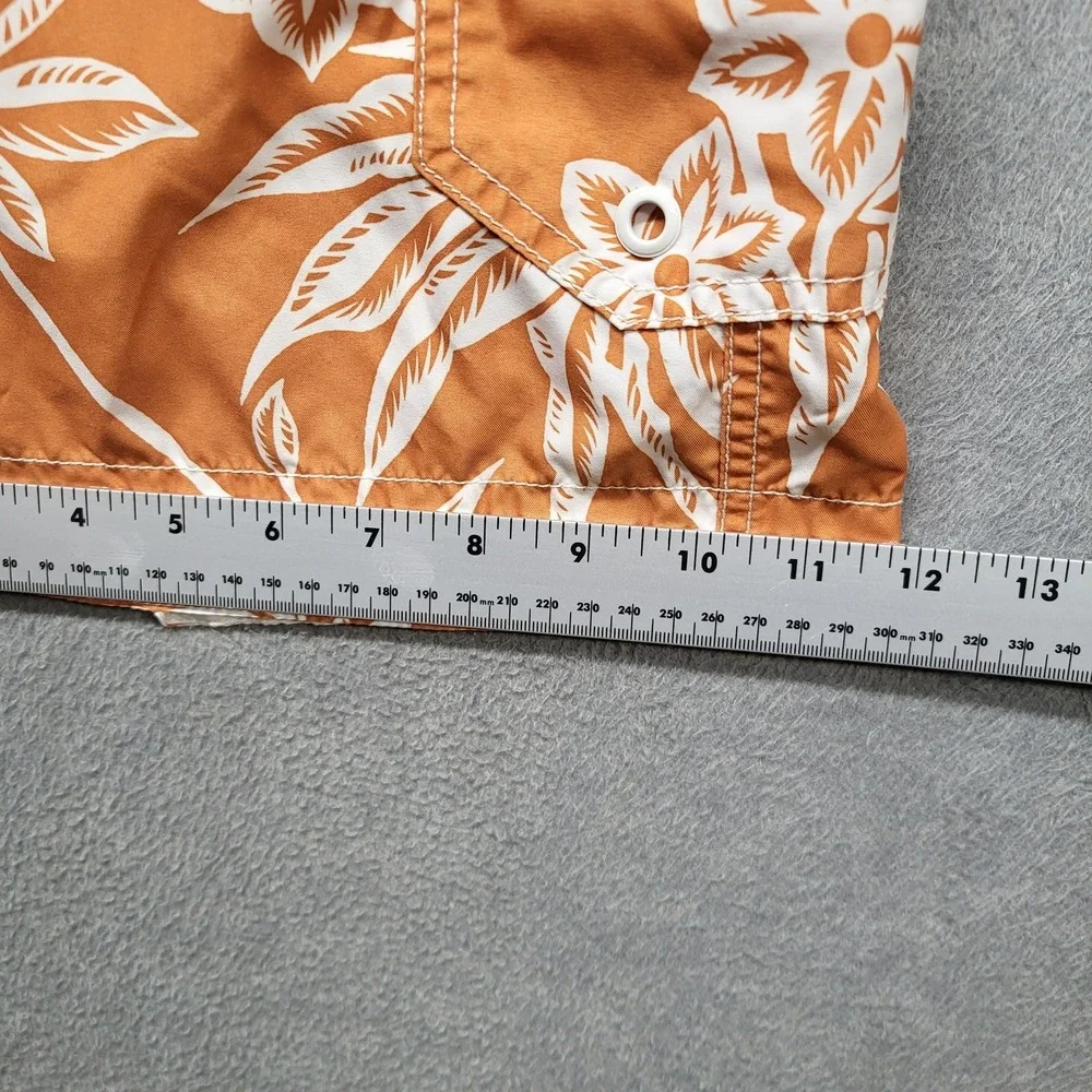 Polo Jeans Company Ralph‎ Lauren Men Swimwear M Orange White RL Shield
